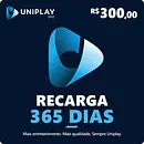 Recarga Uniplay 365 dias 