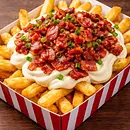 Batata P com Catupiry e Bacon