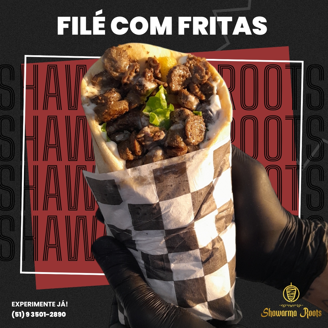 Filé com fritas