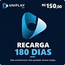 Recarga Uniplay 180 dias