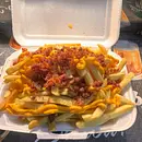 Batata frita com cheddar e bacon - G