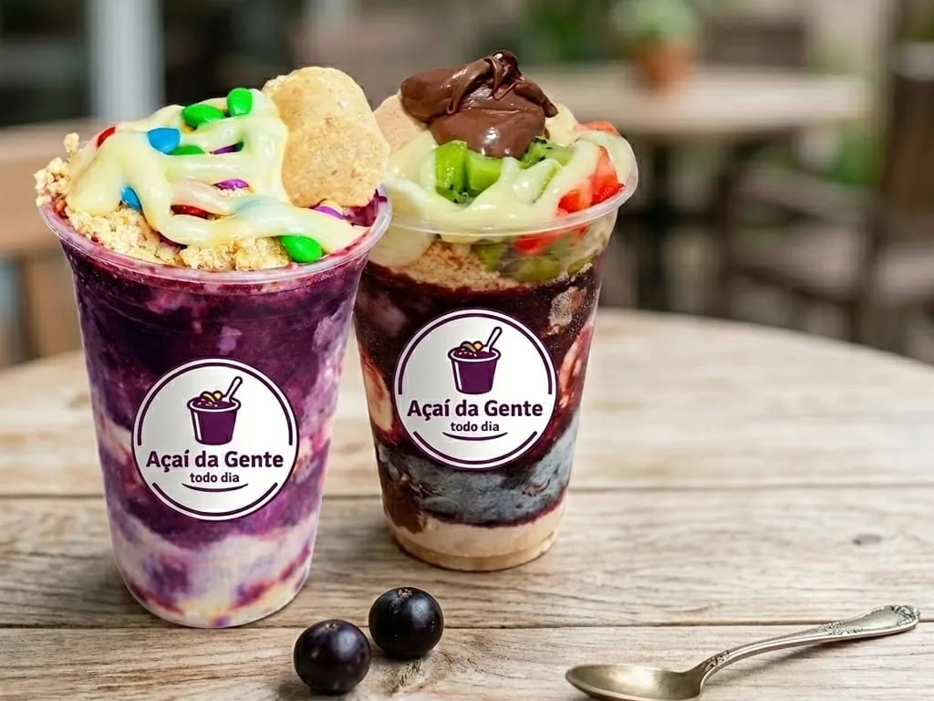 Combo Casal - Monte Seu Açaí - 2 Copos 500ml