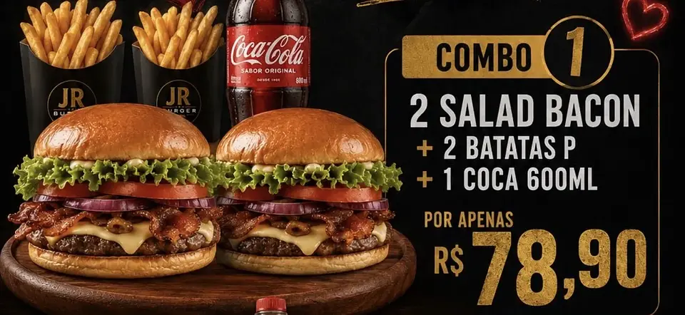 Combo Semana do amor 01 - Salad Bacon 